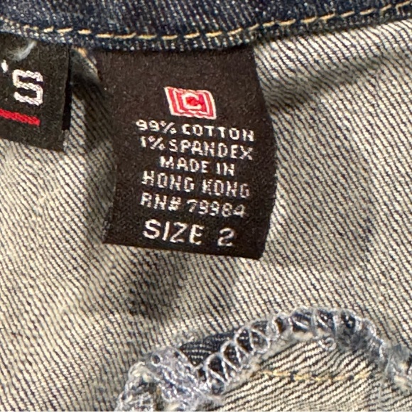 Stylish Bermuda Denim Shorts Chico’s Size 2 / 12 - Picture 9 of 10